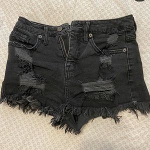black jeans short xsmall